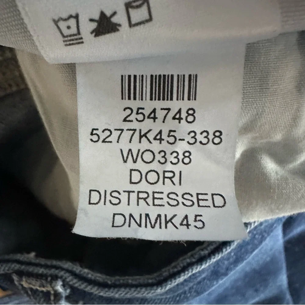 PAIGE Hoxton Slim Jeans‎ Dori Distressed Dark Wash Women's Size 26